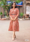 Belt Vol 23 By Mittoo Rayon Printed Desginer Kurtis Wholesale Shop In Surat
